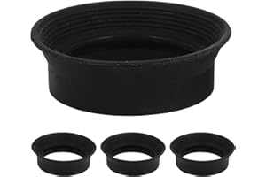 Ciieeo 4pcs 1.25-inch Rubber Eyepiece Guards for Telescope and Stereo Microscope, Protective Eye Cups