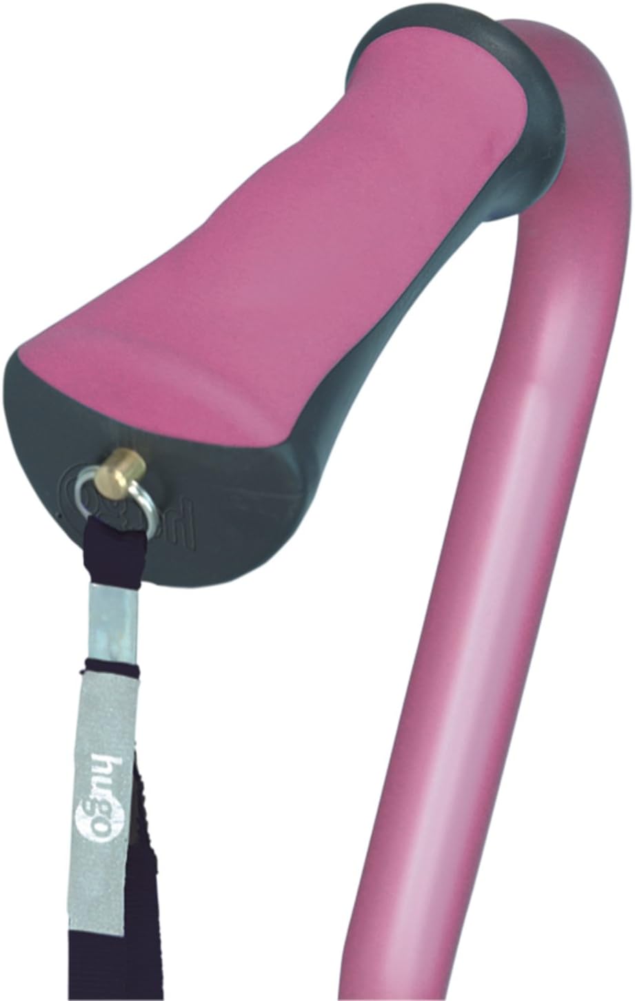 Hugo Mobility Adjustable Quad Cane for Right or Left Hand Use, Ebony, Large Base: Health & Personal Care