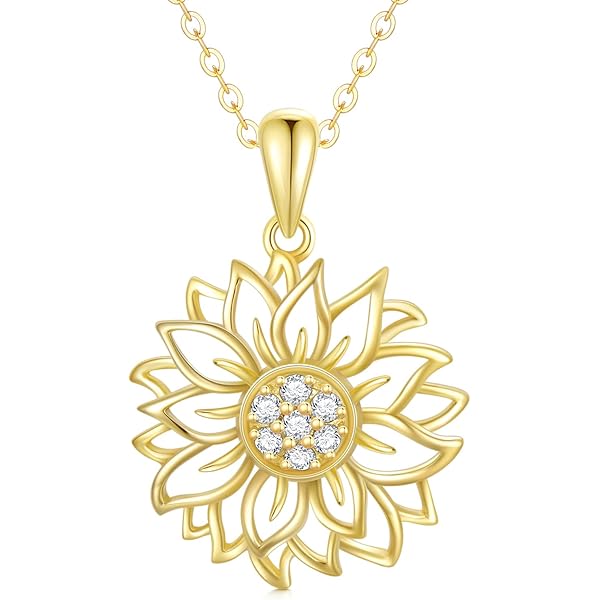 Amazon.com: KECHO 14K Gold Daisy Necklace for Women, Daisy Flower Amazon.com: KECHO 14K Gold Daisy Necklace for Women, Daisy Flower