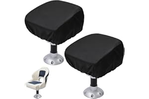 Aginkgo Boat Folding Seat Cover Waterproof 210D Heavy Duty Weather Resistant Material Trailerable Fishing Chair Covers 20W x 