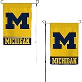 Desert Cactus University of Michigan UM Garden Flag – 19 x 12 inch Michigan Wolverines Banner, For Outdoor Display and Events (Design B)