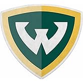 Rico Industries NCAA Wayne State University Warriors Shape Cut Pennant - Home and Living Room Décor - Soft Felt EZ to Hang