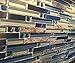 TST Glass Inner Conch Tile Beach Style Blue Cream White Brushed Steel Art Mosaic Kitchen Backsplash Bath Decor TSTNB06 (1 Sample [4'' x 12''])