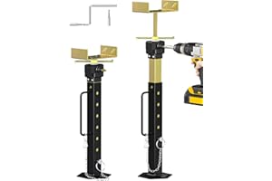 SULYTHW 2025 New Upgraded RV Slide Out Support Jacks 2 Pcs RV Stabilizer Jacks Heavy Duty for Camper, 5th Wheel and Travel Trailer, Adjustable from 16" to 36", Supports Up to 5,000 LBS (Electric Drill Adjust)