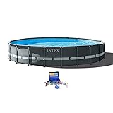 Intex 20 Foot by 48 Inch Round Frame Swimming Pool