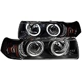 AnzoUSA 121325 Black Clear/Amber G2 Projector Halo