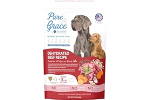 Blue Ball Pet Nutrition Pure Grace Dehydrated Beef Recipe Dog Food