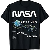 NASA Artemis Mission Exploration Insignia Worm Logo T-Shirt