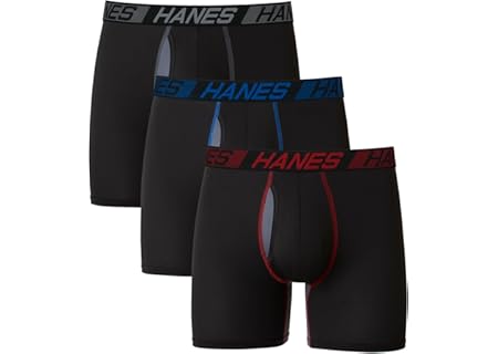 Hanes Men’s Total Support Pouch Boxer Briefs