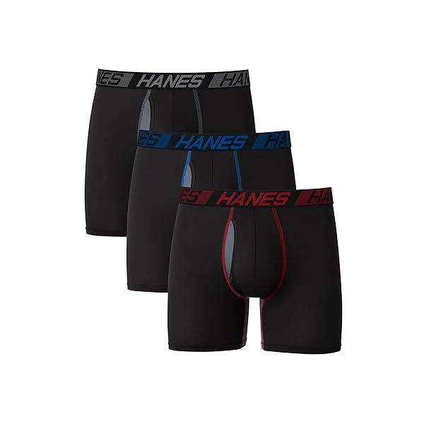 HANES TOTAL SUPPORT POUCH MEN’S PACK, ANTI-CHAFING, MOISTURE-WICKING...