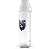 Tervis Venture Lite MLS San Jose Earthquakes - Primary Logo Made in USA Double Walled Insulated Tumbler Travel Cup Keeps Drinks Cold & Hot, 24oz Water Bottle, Classic