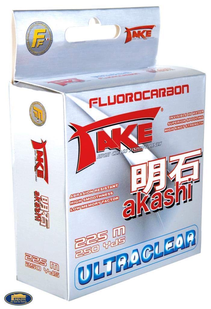 Lineaeffe Take Akashi Fluorocarbon Line 225 m / 0.20 mm / 8.0 kg / Ultra-clear