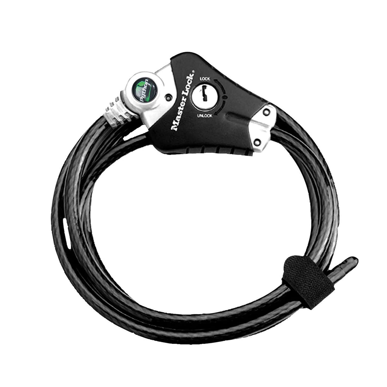 MASTER LOCK Security Cable with Key Lock [Adjustable Locking Cable from 30 cm to 1,8 m] [Python] 8428EURDPRO - Best Used to Secure Sport Equipment, Tools and Outdoor Furnitures