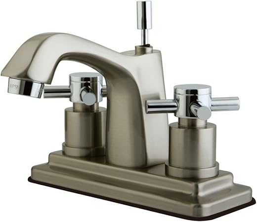 Kingston Brass Ks8647dx Concord Twin Cross Handles 4 Inch Lavatory