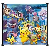 Pokemon Anime Fabric Wall Scroll Poster (17