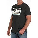 Cinch Mens Jean Logo Black Short Sleeve T-Shirt