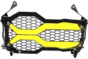 AFNCX R1250GS Headlight Guard Headlight Gille Guard Cover Replacement for BMW R1250GS Adventure 40th Anniversary Edition 2018-2021 R1200GS LC ADV 2013-2021(Yellow)