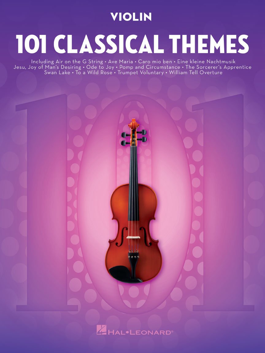 101 Classical Themes for Violin – Instrumental Folio | Essential Violin Sheet Music Collection | Hal Leonard Violin Solo Book