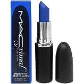 MAC Cosmetics M.A.Cximal Sleek Satin Lipstick - 823 Tilted Denim (Pale dusty blue) - 0.12 oz / 3.5 g