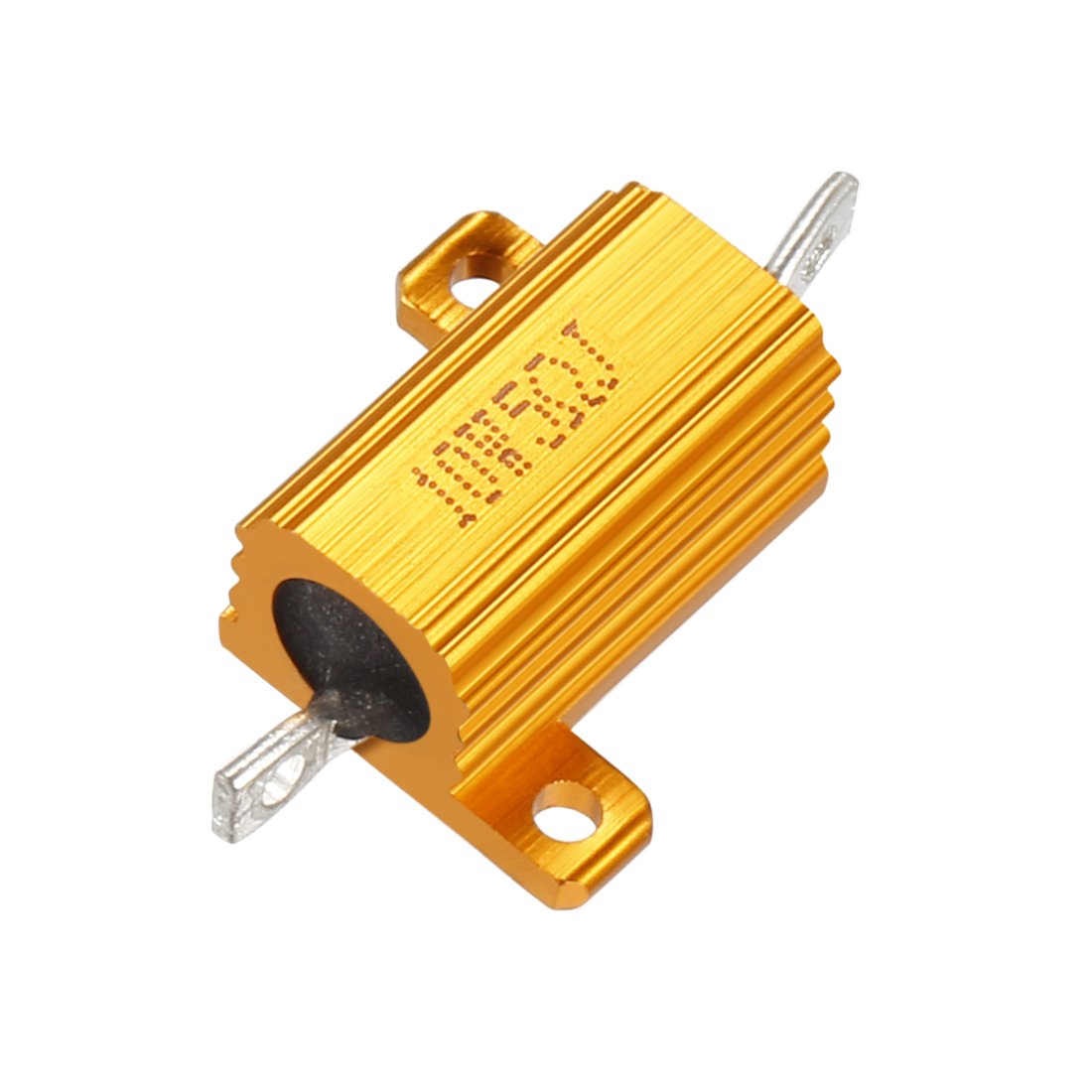 sourcingmap Aluminum Case Resistor 10W 5 Ohm Wirewound for LED Converter with Rod Post 10W5RJ