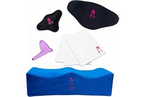 BOMBSHELL BOOTY PILLOW Booty Pillow BBL Post Surgery Supplies Kit (Booty Pillow + Female Urinal, Lipo Foam, Molder Backboard, Abdominal Compression Tablet Board, Blue)