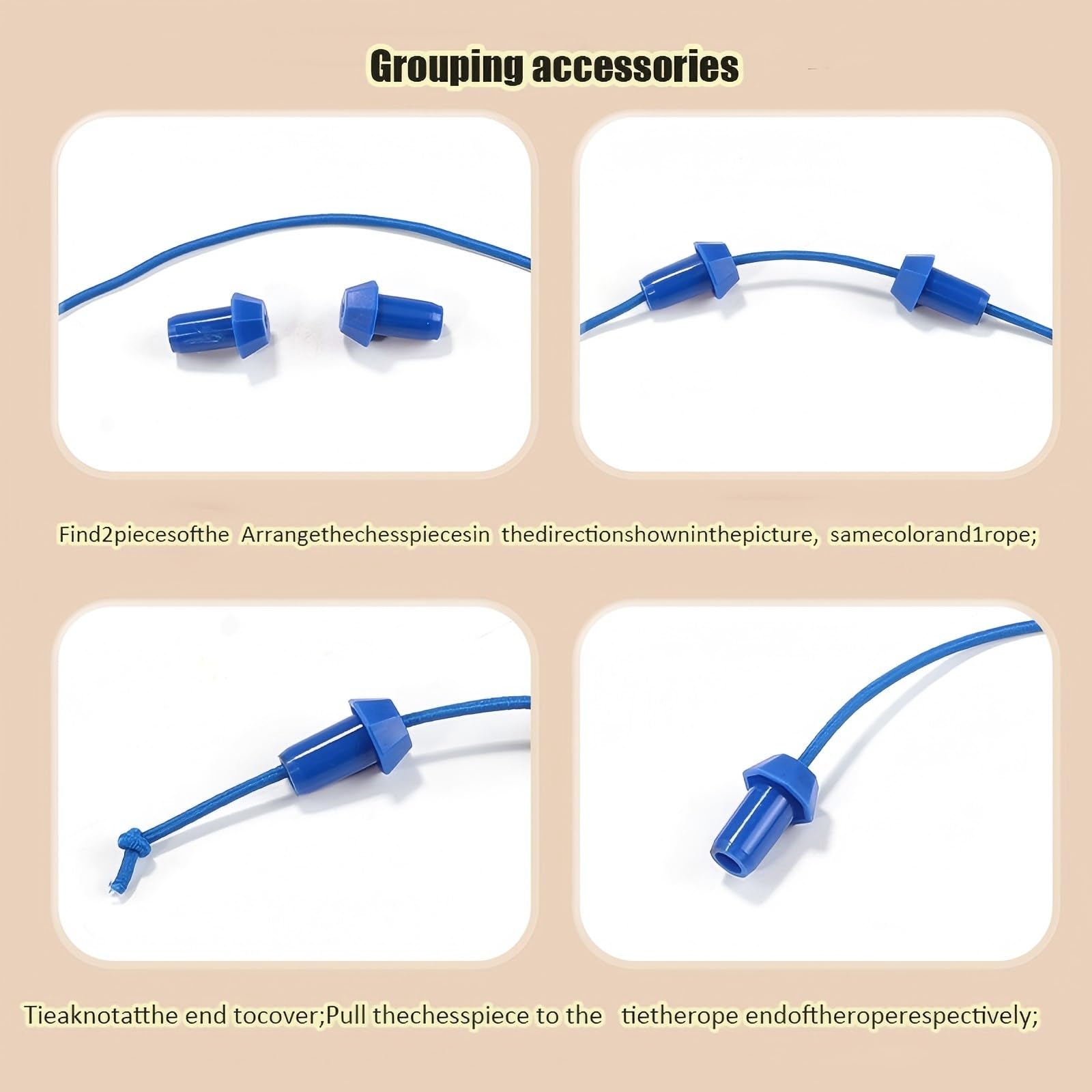 Seil-Puzzle-Spiel, Knoten-Logikspiel, Intelligente Spiele, Familie Party Spiel,Geschicklichkeitsspiel für Kinder ab 3 Jahren Geschicklichkeitsspiel Lernspiel für Die Ganze Familie Ostergeschenk 2