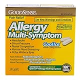 GoodSense Allergy Multi-Symptom Caplets, Cool Ice, 24 Count