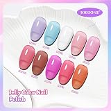 JODSONE Jelly Nail Polish Set 10 Colors Quick Dry Long Lasting 5ML view 7
