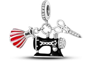 HAPOUR Charms Compatible with Pandora Bracelets, Sterling Silver Dangle Charms for Bracelets Necklaces Heart Butterfly Animal Travel Sunflower Moon Tree Kawaii Kitty Cute Cat Pendants Bead DIY Charm