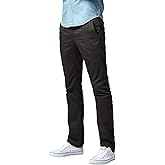 Match Men's Tapered Flat Front Casual Chino Pants