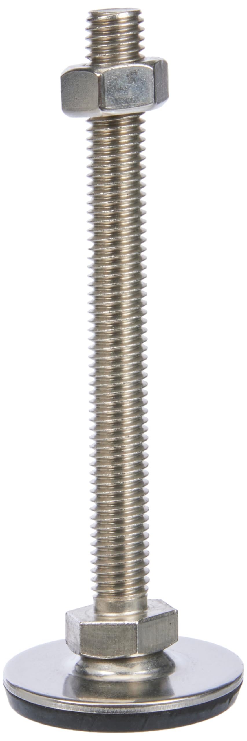 Ganter Normelemente GN 41-40-M10-100-D3-SK 41-40-M10-100-D3-SK Stainless Steel Adjustable Feet Rubber Vulcanised Silver Thread d2: M10X100 โ image 1