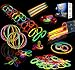 JOYIN Glow Sticks Bulk 200 8" Glowsticks (Total 456 PCs 7 Colors); Bracelets Glow Necklaces Glow-in-The-Dark Light-up July 4th Christmas Halloween Party Supplies Pack, New Year Eve Party 2020 primary