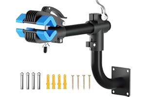 Urban Deco Bike Repair Stand Bench Mount Bike Stand Wall Mounted Bike Work Stand Bicycles Maintenance Rack Bike Clamp for Road Mountain Bike,Road Bike (13.6 inch Curved)