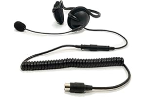 iMC Motorcom HS-H110P Full-Face Helmet Headset for 7 Pin Harley Davidson Audio Systems