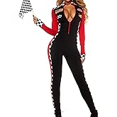 Forplay Women's Sexy Racer Costume - Race Car Driver Costume with Sunglasses