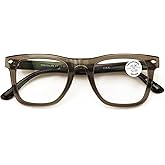 V.W.E. Men Progressive Bifocal Reading Glasses – No Line, No Bubble – Clear Zero Power on Top Readers CR07