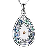 Mustard Seed Necklace 925 Sterling Silver Mustard Seed Faith Pendant for Women Mom Christian Jewelry Gifts