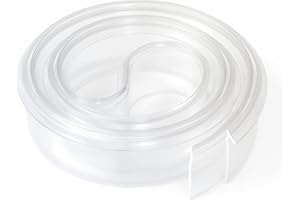 PalpitateC Shower Door Bottom Seal Clear Vinyl Shower Door Drip Sweep Fit for Framed Shower Doors Angled T Drip Sweep - 36" Framed Shower Doors Bottom Seal