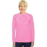 ComfyChemo® CHEMOWEAR : Women's Long Sleeve Chemotherapy Port Zipper Shirts