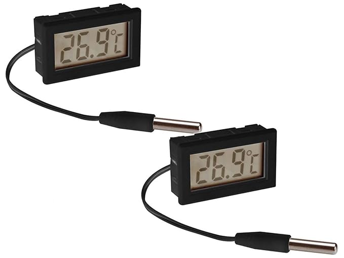 Nevera Set empotrable Termómetro Digital Con Sonda de temperatura ...