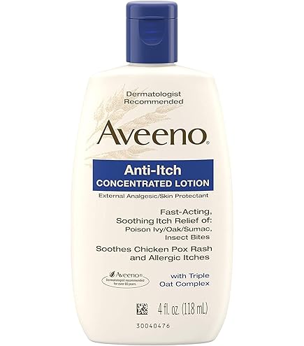 Amazon.com: Aveeno Anti-Itch Concentrated Lotion - 4 Ounce