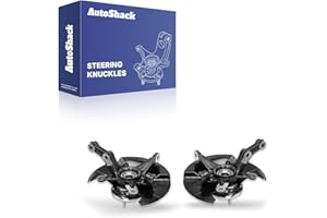 AutoShack Front Steering Knuckles & Wheel Bearing Hub Assembly Replacement for 2006-2011 Honda Civic 2-PC