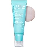 TULA Skin Care Face Filter Blurring and Moisturizing Primer - Luna, Evens the Appearance of Skin Tone & Redness, Hydrates & I