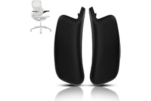 SINOLUXE Armrest Pads Replacement for Knoll Generation Chair, Only for Generation Chairs with Height Adjustable armrests（Black 1 Pair）