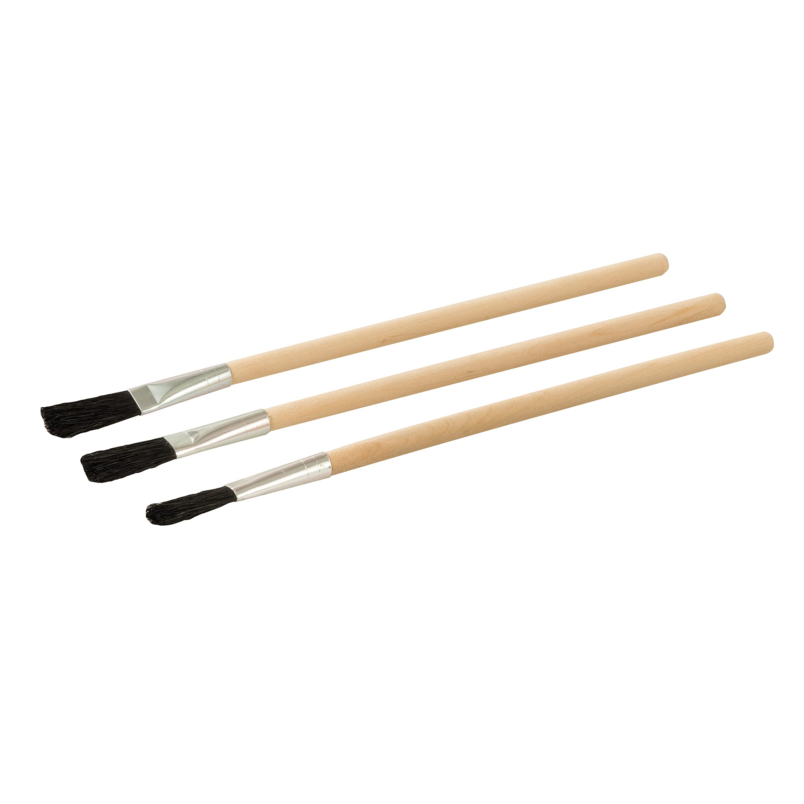 Dickie Dyer 405674 Flux Brushes 3pk Wooden Handle