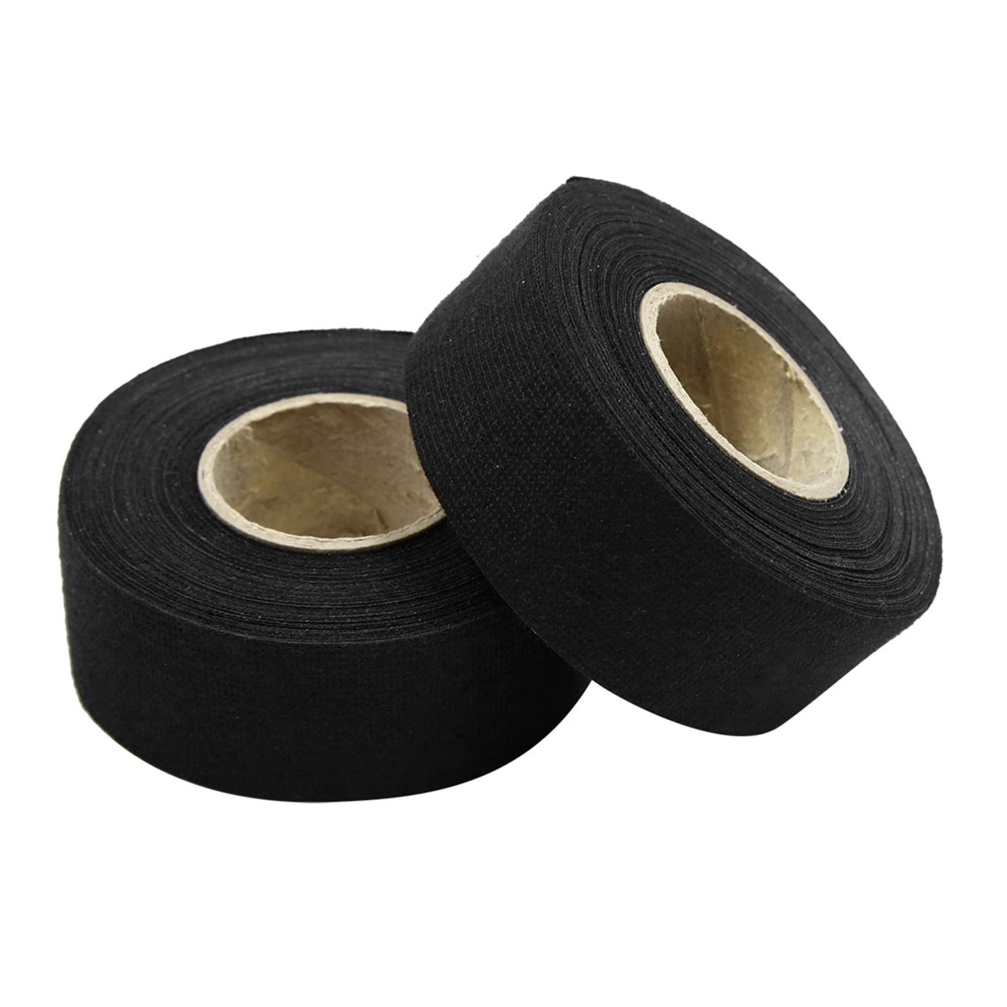 X AUTOHAUX 2pcs Adhesive Cloth Fabric Car Wire Harness Looms Tape 32mm x 15m