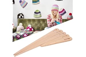 ANGGREK Toothbrush for rag Rug Making nalbinding Weaving s Yarn Tool Amish Knot Wooden Rugs 5pcs Big Eye Wood Crochet gloglow Horn Kids Knotting Largest Metal Punch Tapestry