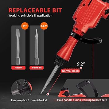 VIVOHOME VH607 Power Demolition Drills product image 3