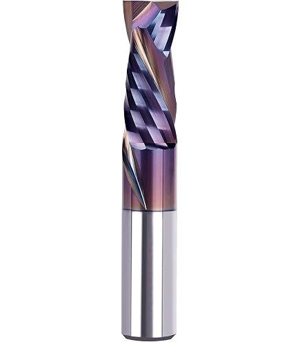 Yonico 1/16" Upcut Spiral Router Bit - 2 Flute Solid Carbide End Mill, 1/4" Shank For CNC & Handheld Routers