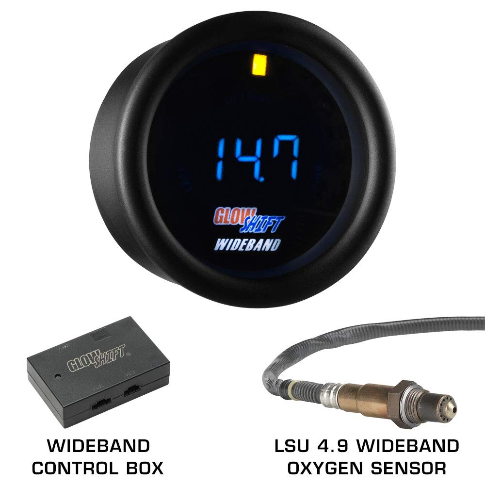 Gauge Sets Tinted 7 Color 30 PSI Boost/Vacuum GlowShift Gauge Package